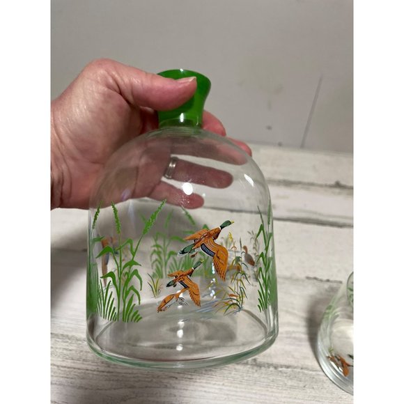 Glass decanter with glass - Picture 4 of 10